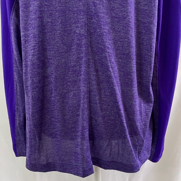 New Under Armour Graphic Print Loose Fit Hooded Top Tech Twist Purple Sz Medium - Picture 9 of 16